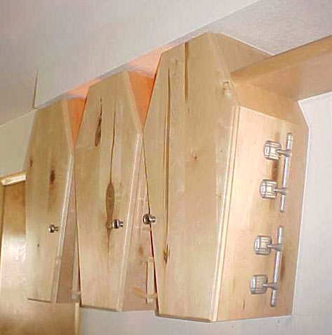 Coffin Cabinets - Side