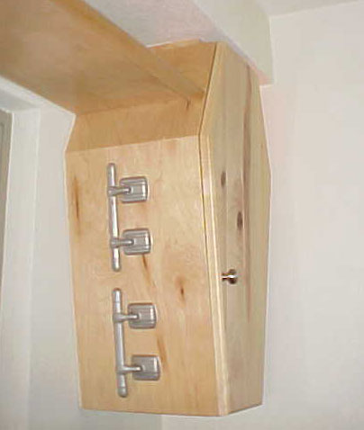Coffin Cabinet - Side View (Single)