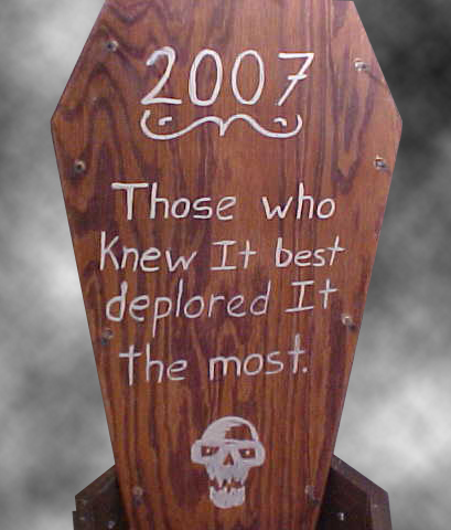 Old Year Coffin 2007