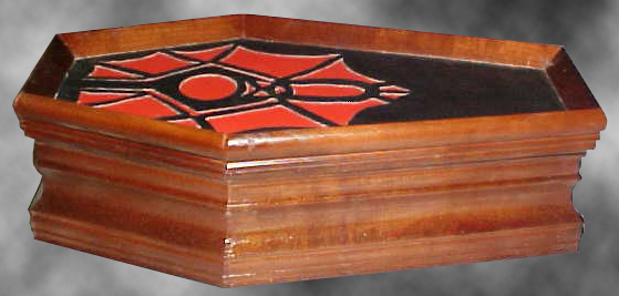 Bat Moon Jewelry Coffin