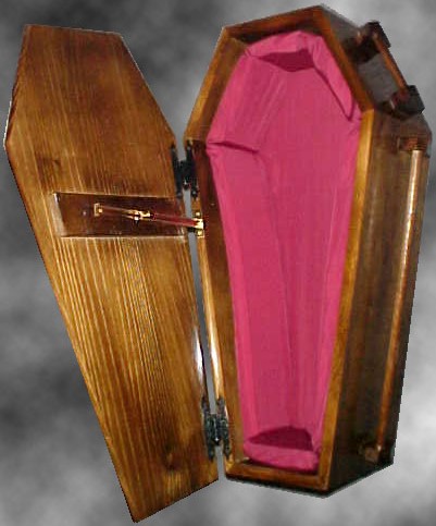 Coffin Cat Bed - Interior