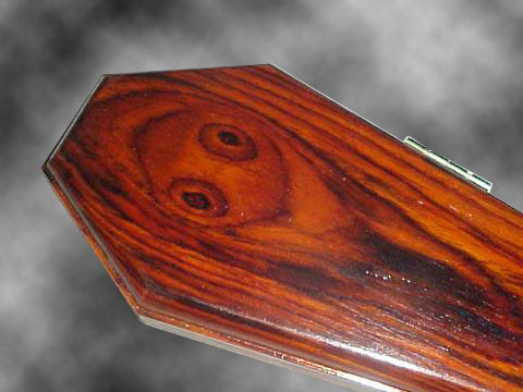 Cocobolo Dart Coffin