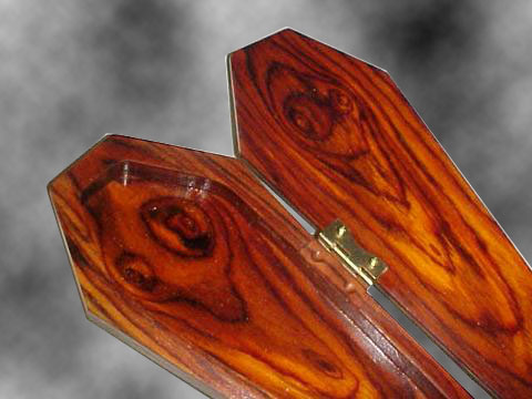 Cocobolo Dart Coffin