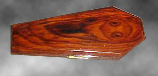 Cocobolo Dart Coffin