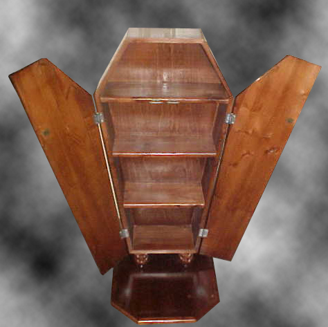 Freestanding DVD Coffin