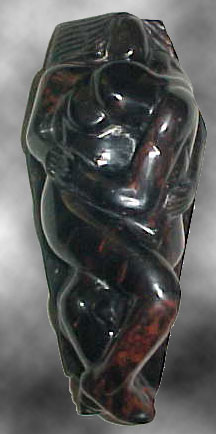 Coffin Embrace Carving