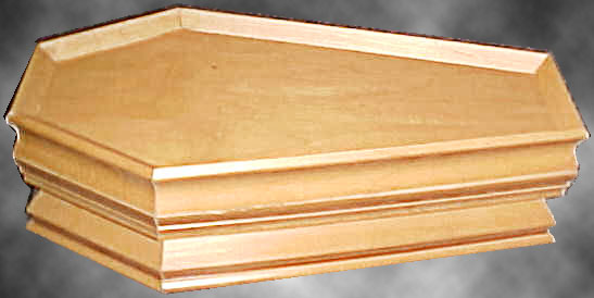 Jewelry Box - Natural Finish - Closed