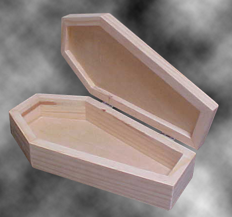 Maple Jewelry Coffin