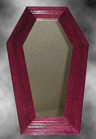 Purple Heart Coffin Mirror