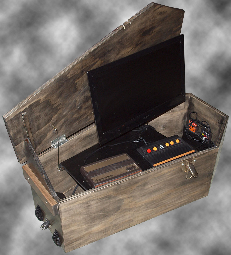 Retro Gaming Coffin