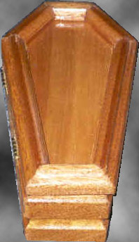 Mahogany Keepsake Coffin