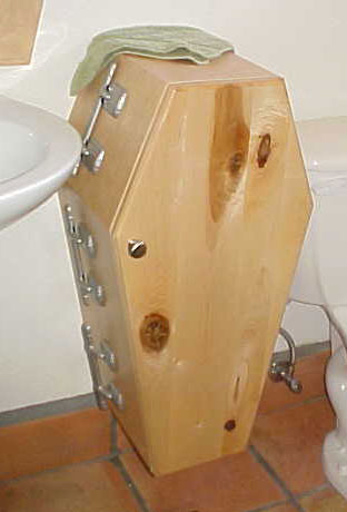 Coffin Bathroom - Storage Coffin