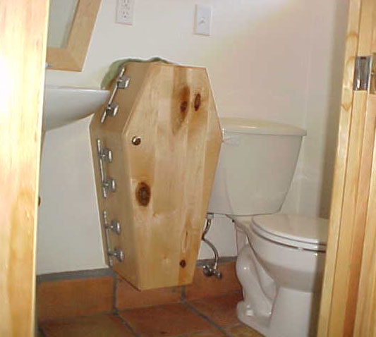 Coffin Bathroom - Storage Coffin