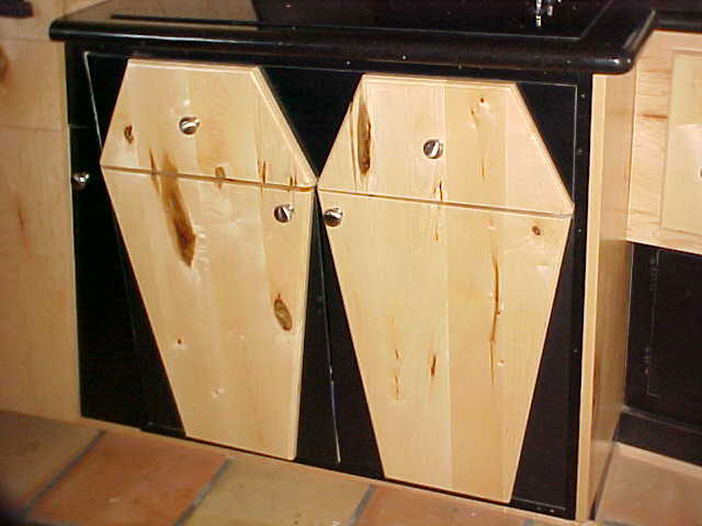 Coffin Stove - Lower Cupboards