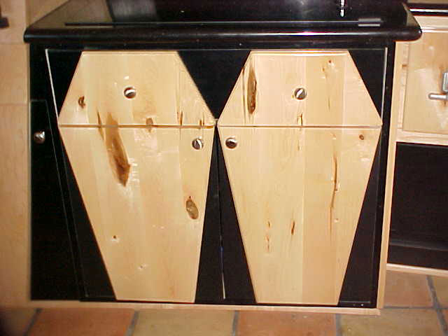 Coffin Stove - Lower Cupboards