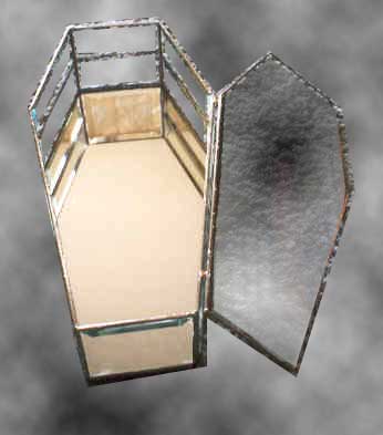 Plain Glass Coffin Open