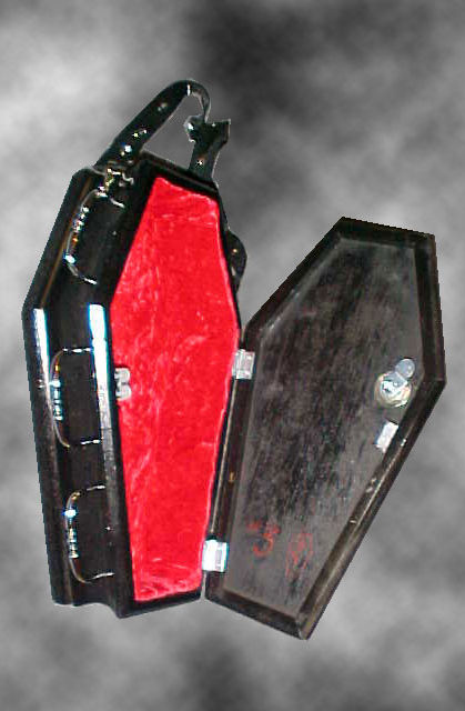 Vampire Coffin Purse - Interior