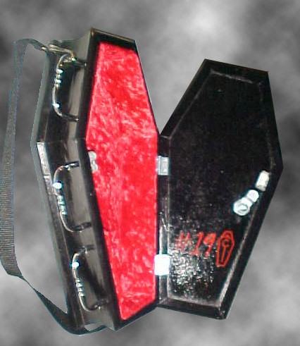 Coffin Purse 19 - The Silver Dragon Purse